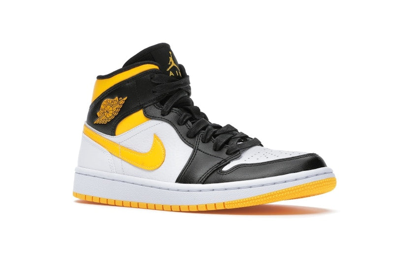Jordan 1 Mid Laser Orange Black (Women's)