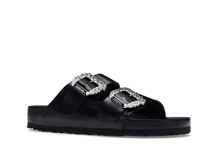 Birkenstock Arizona Manolo Blahnik Black