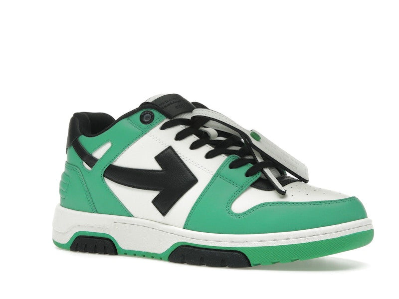 OFF-WHITE Out Of Office "OOO" Low Tops Green Black