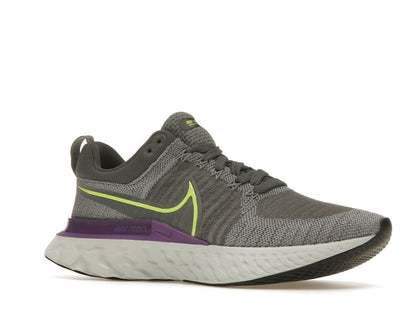 Nike React Infinity Run Flyknit 2 Grey Volt Wild Berry