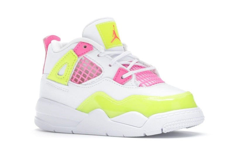 Jordan 4 Retro White Lemon Pink (TD)