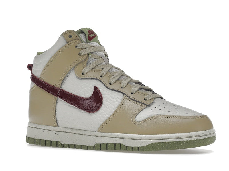 Nike Dunk High Tumbled Tan White Brown (Women's)
