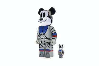 Bearbrick x Billionaire Boys Club x Mickey Mouse Astronaut 100% & 400% Set Multicolor