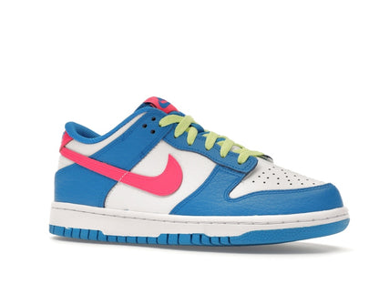 Nike Dunk Low Photo Blue White Light Lemon Twist Hyper Pink (GS)