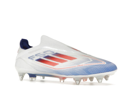 adidas F50 Elite Laceless SG Cloud White Solar Red Lucid Blue