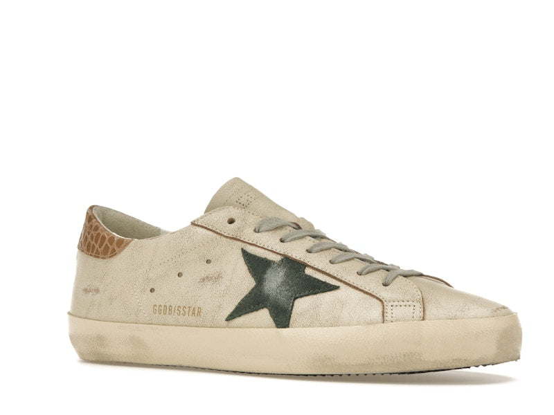 Golden Goose Super-Star Cream Green