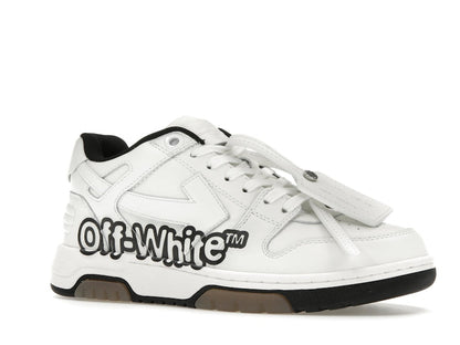 OFF-WHITE Out Of Office OOO Low Tops "Off-White" White Black