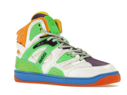 Gucci Basket White Demetra Green Purple Orange Blue