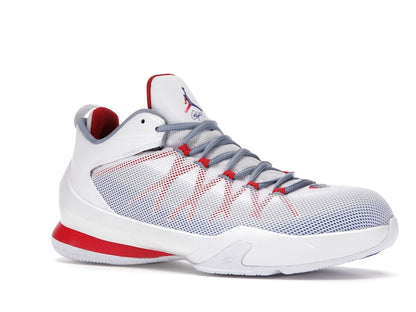 Jordan Cp3.Viii Ae White/Game Royal-Spirit Red-Cool Blue