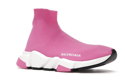 Balenciaga Speed Trainers Mid Pink White (Women's)
