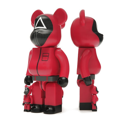 Bearbrick x Squid Game Guard (Circle/Triangle/Square) 100% & 400% Set of 3