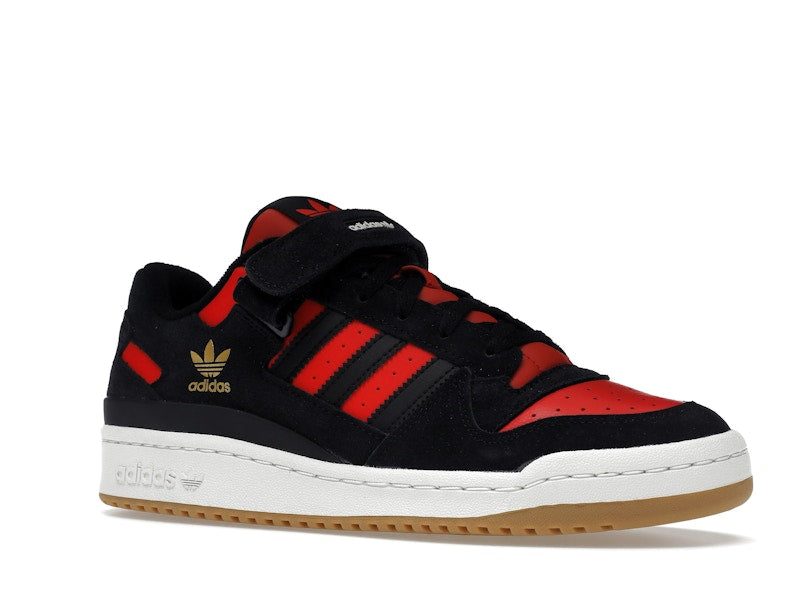 adidas Forum Low Core Black Core Black Vivid Red