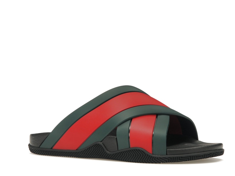 Gucci Web Slide Black Rubber