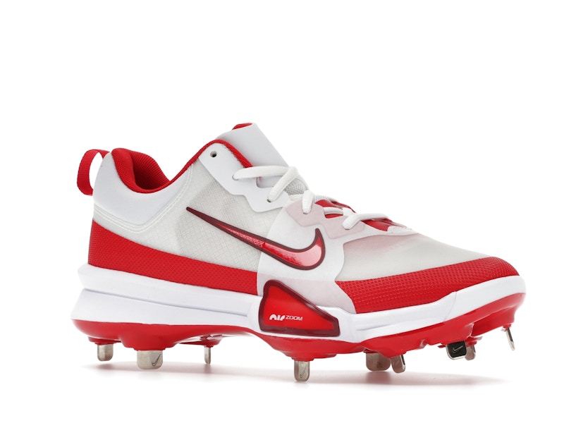 Nike Force Zoom Trout 9 Pro White Team Red University Red