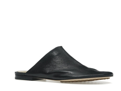 Bottega Veneta Leather Dot Sock Slippers Black (Women's)