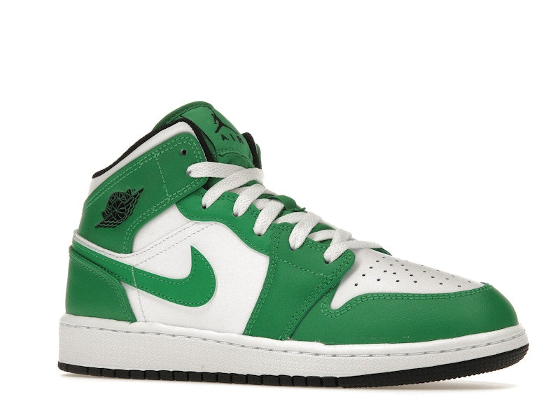 Jordan 1 Mid Lucky Green (GS)