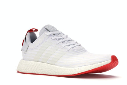 adidas NMD R2 White Core Red Two Toned