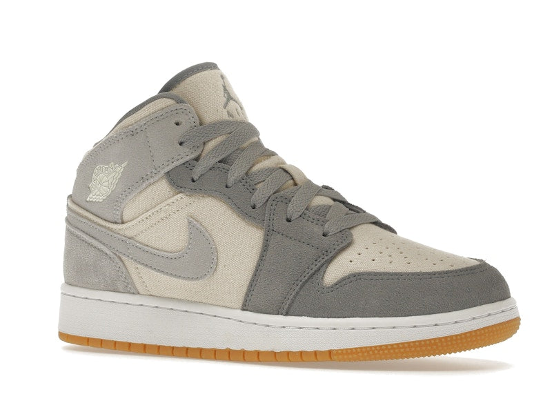 Jordan 1 Mid SE Coconut Milk Particle Grey (GS)