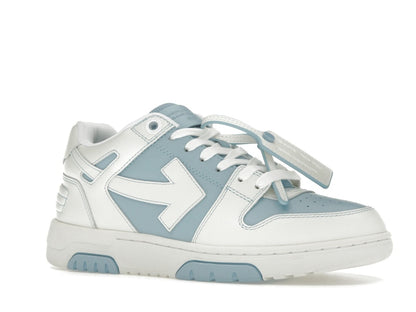 OFF-WHITE Out Of Office OOO Low Tops Light Blue White