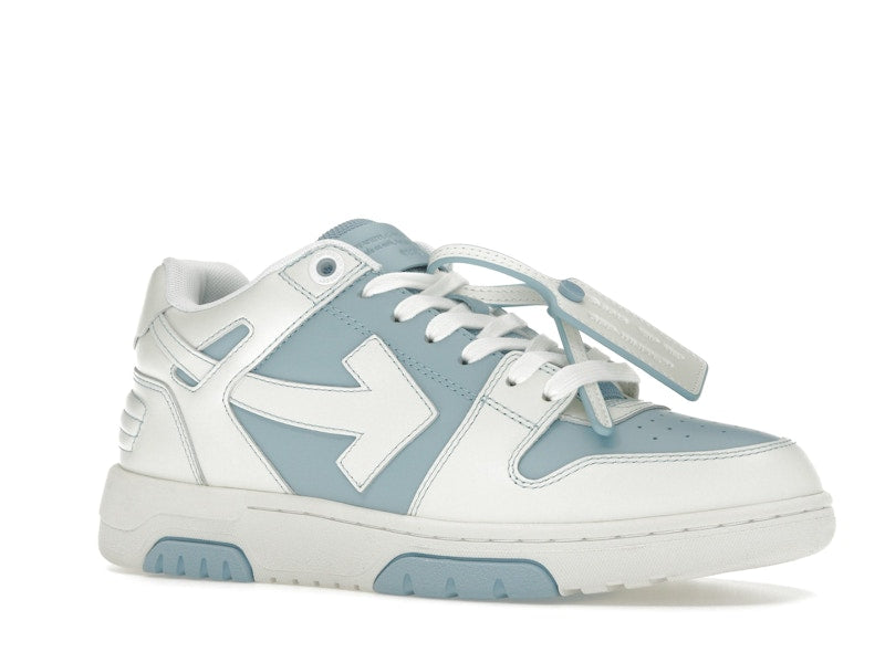 OFF-WHITE Out Of Office OOO Low Tops Light Blue White