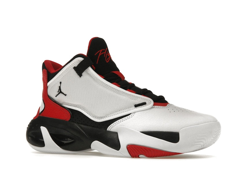 Jordan Max Aura 4 White Black University Red
