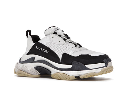 Balenciaga Triple S White Black