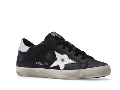 Golden Goose Super-Star Black White Leather (Women's)