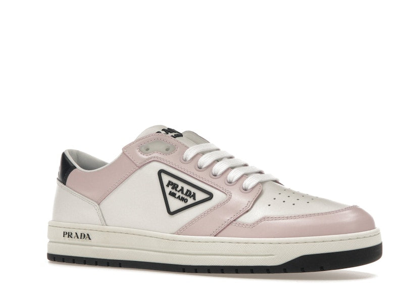 Prada District Sneaker White Pink Perforated Leather (Women's)