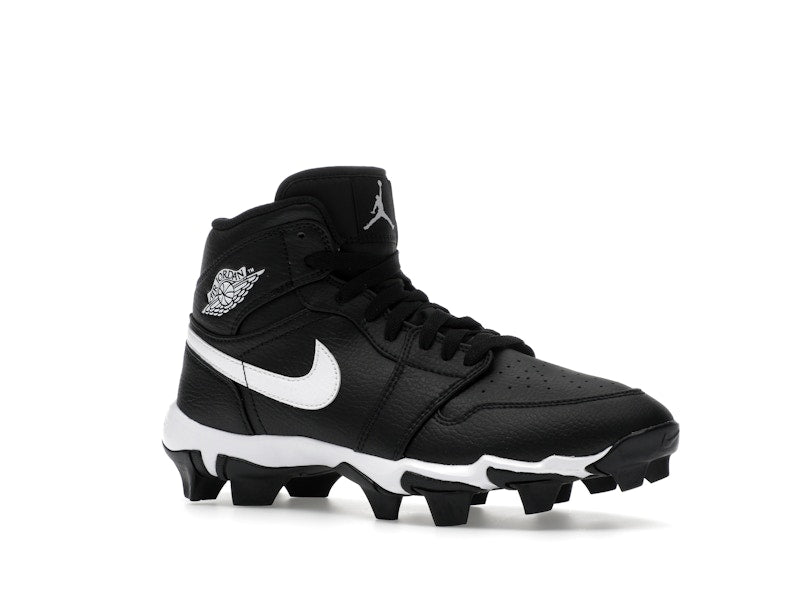 Jordan 1 Mid Cleat Black White (GS)