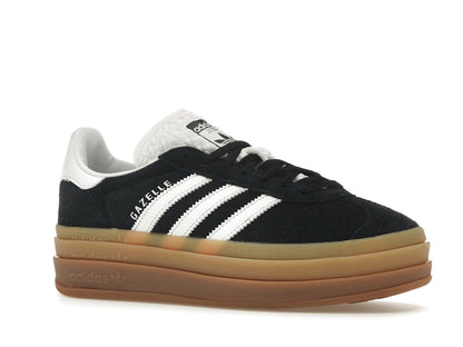 adidas Gazelle Bold Black White Gum (Women's)