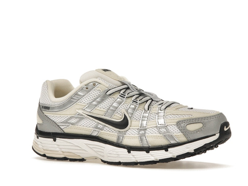 Nike P-6000 Coconut Milk Metallic Silver (Women's)