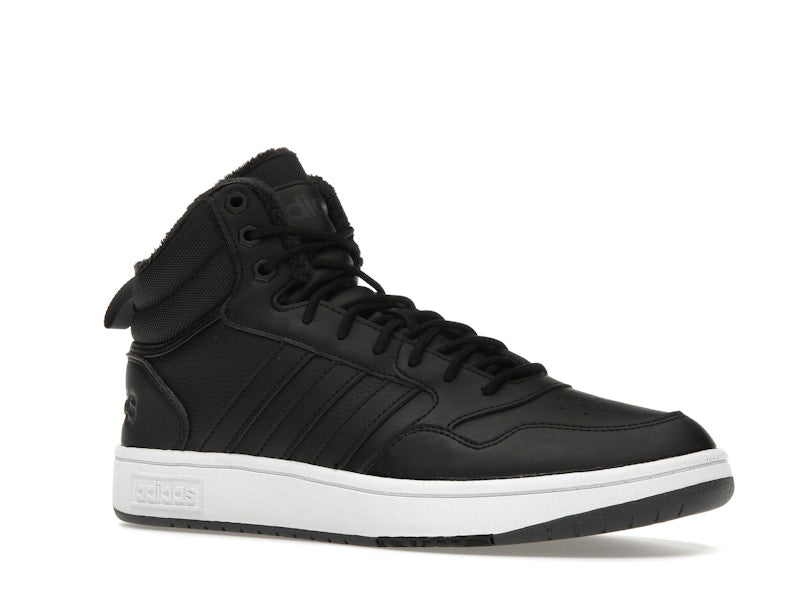 adidas Hoops 3.0 Mid Classic Fur Lining Winterized Core Black Cloud White