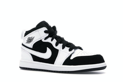 Jordan 1 Mid White Black (PS)