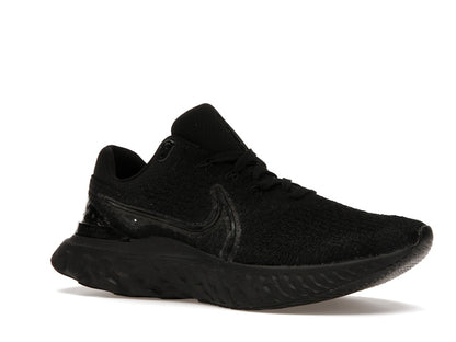 Nike React Infinity Run Flyknit 3 Triple Black