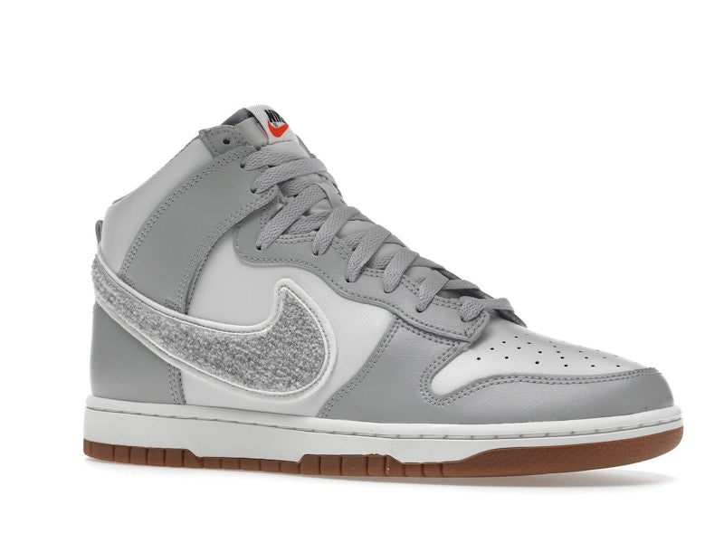 Nike Dunk High University Chenille Swoosh Light Smoke Grey