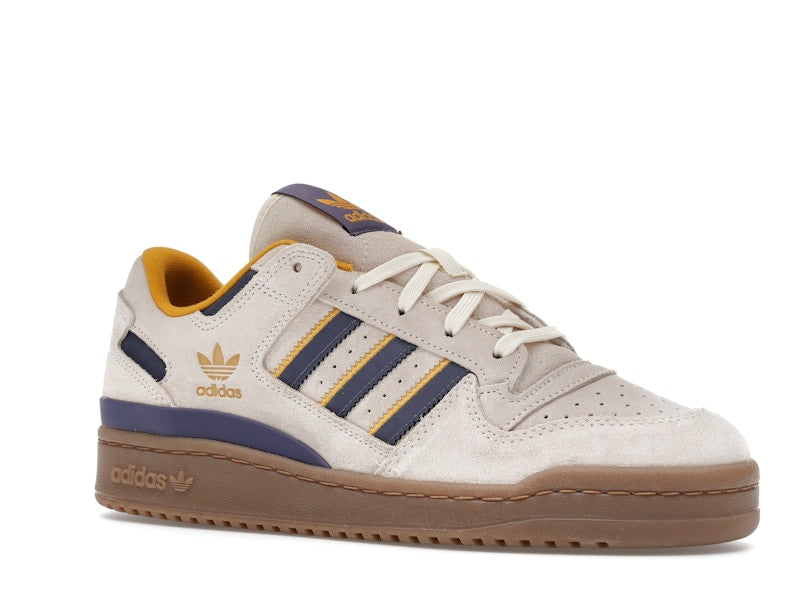 adidas Forum Low CL White Preloved Violet Yellow