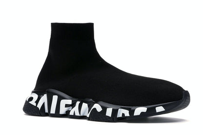 Balenciaga Speed Graffiti Trainers Black