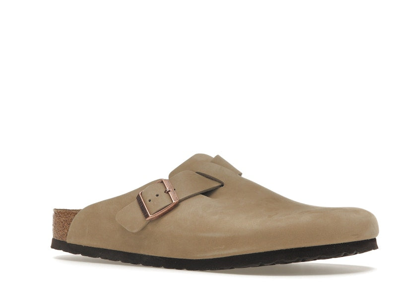 Birkenstock Boston Oiled Leather Tobacco Brown