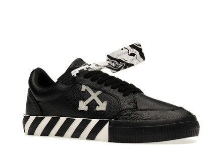 OFF-WHITE Vulc Low Leather Black White FW21