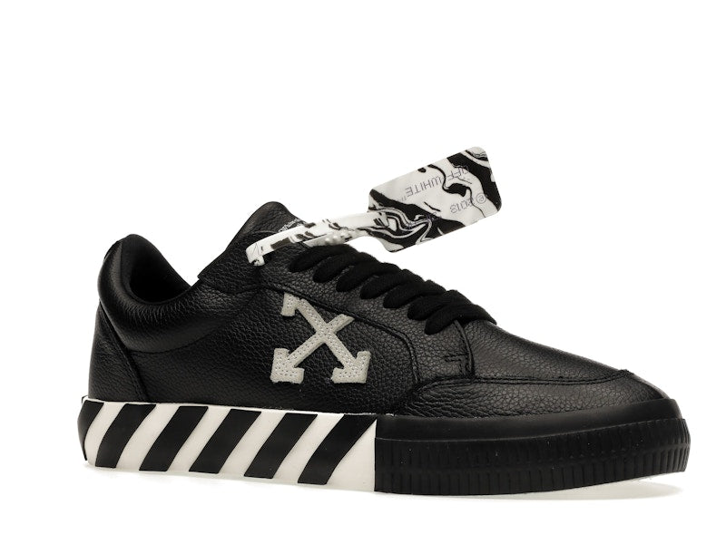 OFF-WHITE Vulc Low Leather Black White FW21