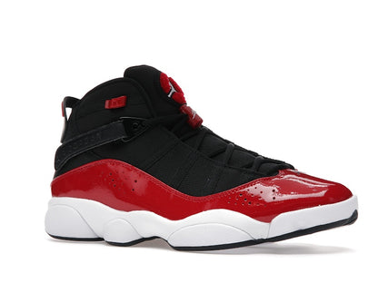 Jordan 6 Rings Black Gym Red White