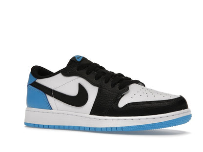 Jordan 1 Retro Low OG Black Dark Powder Blue (GS)