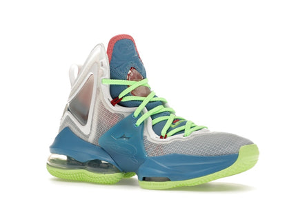 Nike LeBron 19 Dutch Blue Lime Glow (GS)