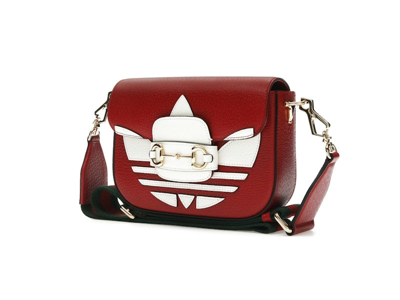 Gucci x adidas Horsebit 1955 Shoulder Bag Red