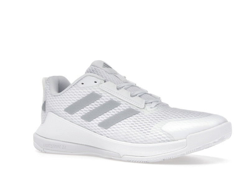 adidas Novaflight 2 Indoor Cloud White Silver Metallic (Women's)