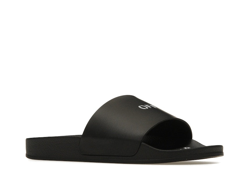OFF-WHITE Pool Slides Black White (Women's) (SS22)