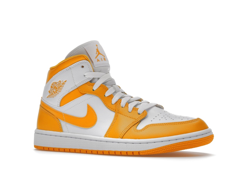 Jordan 1 Mid White University Gold (Women's)