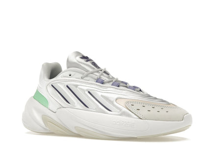 adidas Ozelia Cloud White Dark Purple Beam Green (Women's)