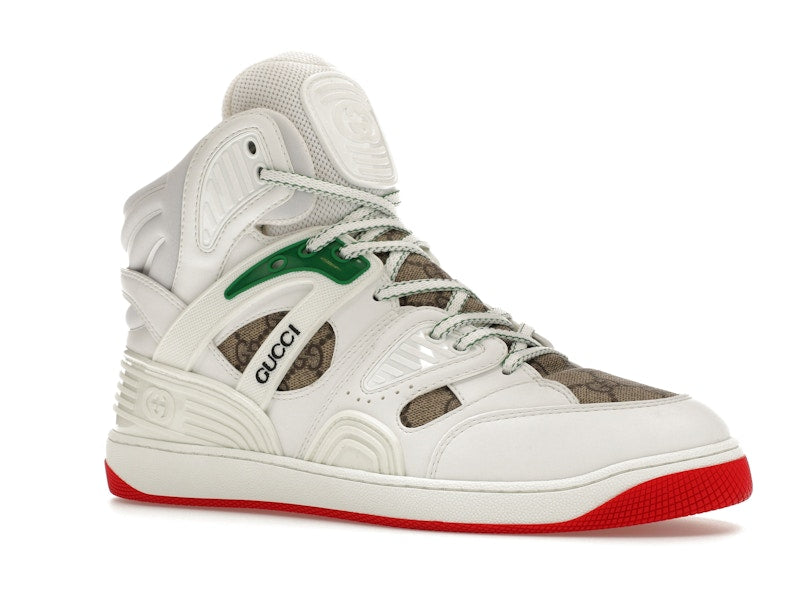 Gucci Basket White Demetra Red