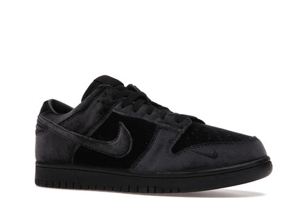 Nike Dunk Low Dover Street Market Triple Black Velvet